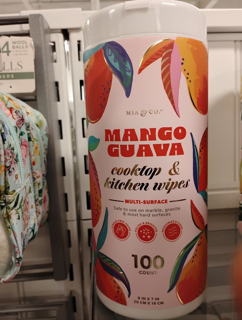New Mango Guava Cooktop & Kitchen Wipes - Pink